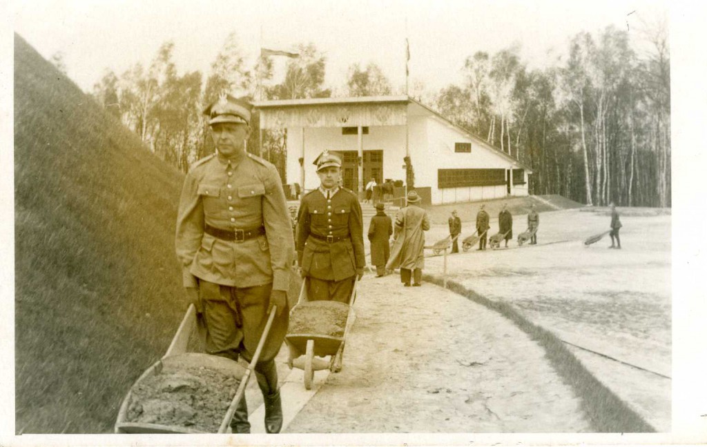 Feliks Jachman - budowa Kopca Piłsudskiego