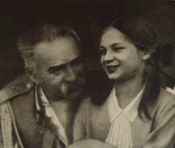 Józef Piłsudski z córką /fot. Wikimedia Commons