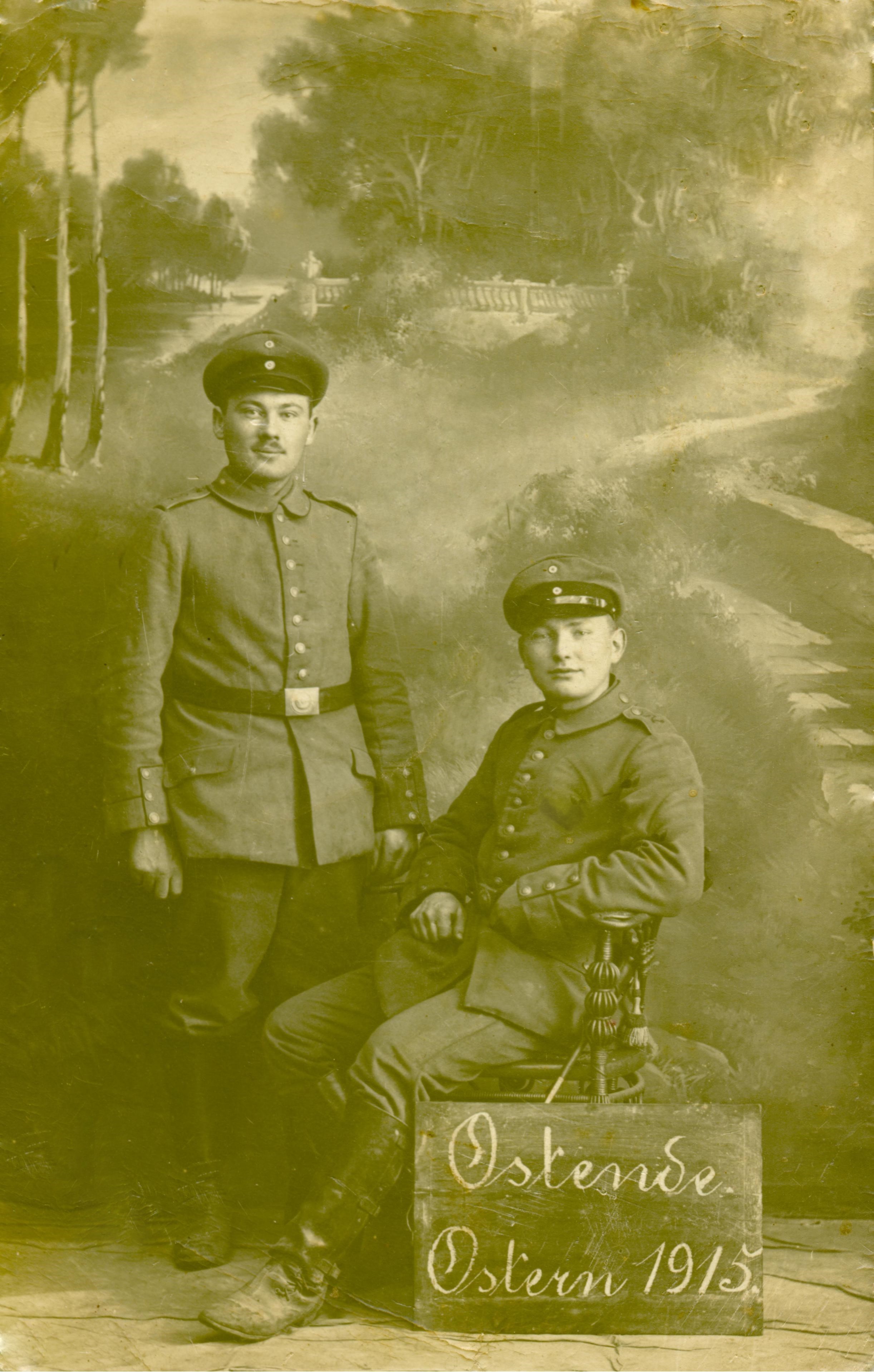 Zdjęcie wysłane do Leona Kopczyńskiego. Rok 1915
